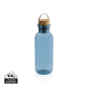 Picture of RCS RPET BOTTLE with Bamboo Lid & Handle in Blue
