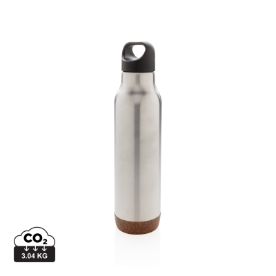 Picture of CORK LEAKPROOF VACUUM FLASK in Silver.