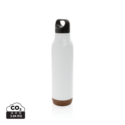 Picture of CORK LEAKPROOF VACUUM FLASK in White