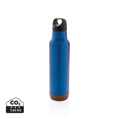 Picture of CORK LEAKPROOF VACUUM FLASK in Blue