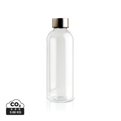 Picture of LEAKPROOF WATER BOTTLE with Metallic Lid in Clear Transparent