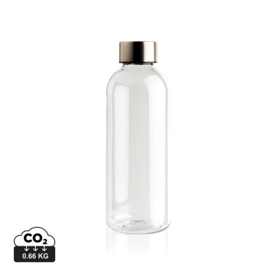 Picture of LEAKPROOF WATER BOTTLE with Metallic Lid in Clear Transparent.