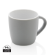 Picture of CERAMIC POTTERY MUG with Colour Inner 300Ml in Grey, White