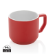 Picture of CERAMIC POTTERY MODERN MUG in Red