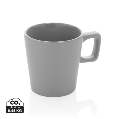 Picture of CERAMIC POTTERY MODERN COFFEE MUG in Grey.
