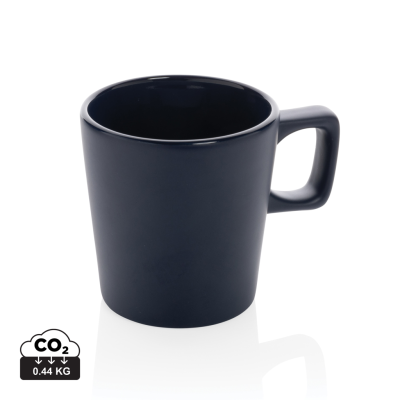 Picture of CERAMIC POTTERY MODERN COFFEE MUG in Navy