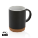 Picture of CERAMIC POTTERY MUG with Cork Base 280Ml in Black
