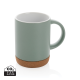 Picture of CERAMIC POTTERY MUG with Cork Base 280Ml in Green