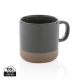 Picture of GLAZED CERAMIC POTTERY MUG 360ML in Grey