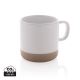 Picture of GLAZED CERAMIC POTTERY MUG 360ML in White