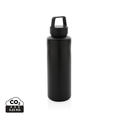 Picture of RCS CERTIFIED RECYCLED PP WATER BOTTLE with Handle in Black