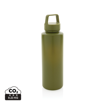 Picture of RCS CERTIFIED RECYCLED PP WATER BOTTLE with Handle in Green