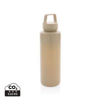 Picture of RCS CERTIFIED RECYCLED PP WATER BOTTLE with Handle in Brown