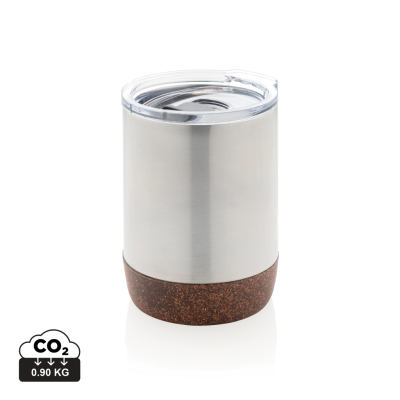 Picture of RCS RE-STEEL CORK SMALL VACUUM COFFEE MUG in Silver