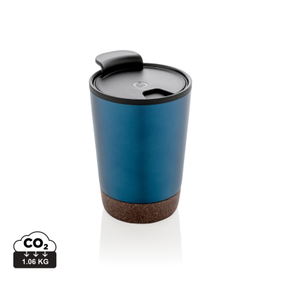 Picture of GRS RPP STAINLESS STEEL METAL CORK COFFEE TUMBLER in Blue