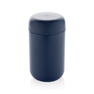 Picture of BREW RCS CERTIFIED RECYCLED STAINLESS STEEL METAL VACUUM TUMBLER in Blue.