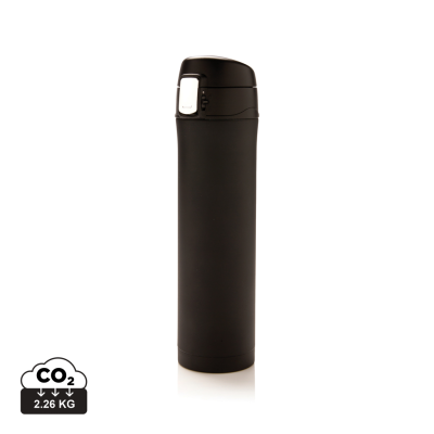 Picture of RCS RE-STEEL EASY LOCK VACUUM FLASK in Black.