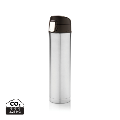 Picture of RCS RE-STEEL EASY LOCK VACUUM FLASK in Silver.