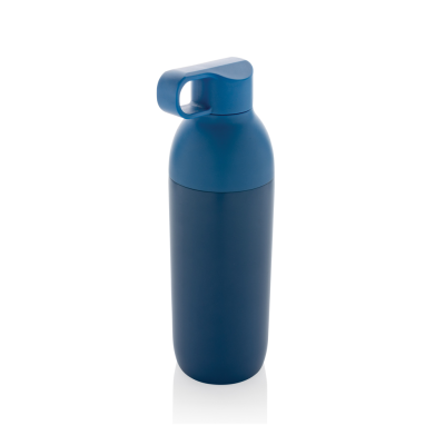 Picture of FLOW RCS RECYCLED STAINLESS STEEL METAL VACUUM BOTTLE in Blue.