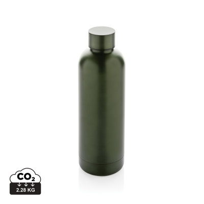 Picture of RCS RECYCLED STAINLESS STEEL METAL IMPACT VACUUM BOTTLE in Green.