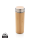 Picture of LEAK PROOF BAMBOO VACUUM BOTTLE in Brown