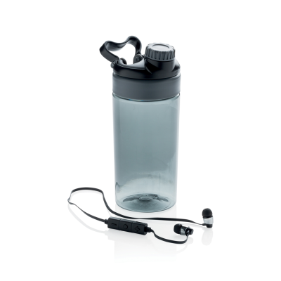 Picture of LEAKPROOF BOTTLE with Cordless Earbuds in Grey
