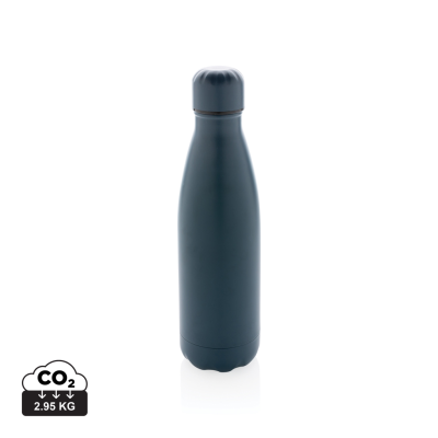 Picture of SOLID COLOUR VACUUM STAINLESS STEEL METAL BOTTLE in Blue