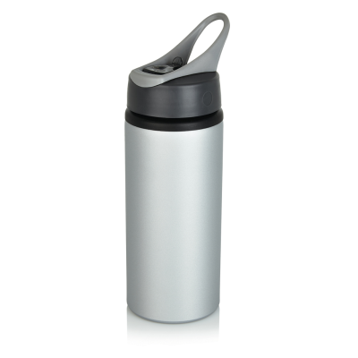 Picture of ALUMINIUM METAL SPORTS BOTTLE in Grey.