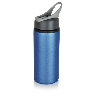 Picture of ALUMINIUM METAL SPORTS BOTTLE in Blue.