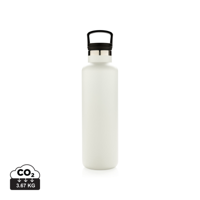 Picture of VACUUM THERMAL INSULATED LEAK PROOF STANDARD MOUTH BOTTLE in White.