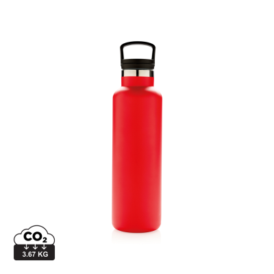 Picture of VACUUM THERMAL INSULATED LEAK PROOF STANDARD MOUTH BOTTLE in Red.
