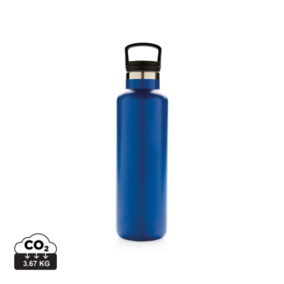 Picture of VACUUM THERMAL INSULATED LEAK PROOF STANDARD MOUTH BOTTLE in Blue.
