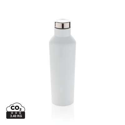 Picture of MODERN VACUUM STAINLESS STEEL METAL WATER BOTTLE in White
