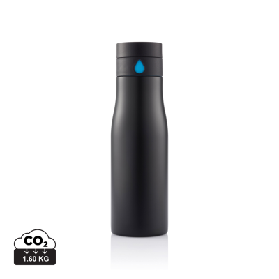 Picture of AQUA HYDRATION TRACKING BOTTLE in Black.