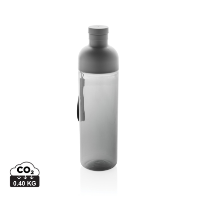 Picture of IMPACT RCS RECYCLED PET LEAKPROOF WATER BOTTLE 600ML in Black.