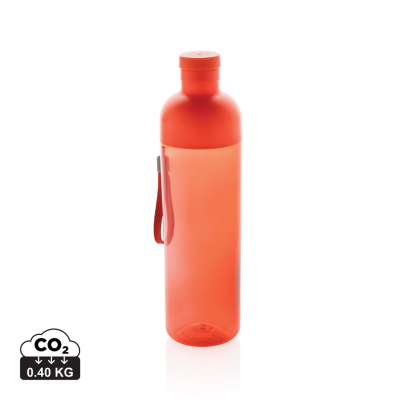 Picture of IMPACT RCS RECYCLED PET LEAKPROOF WATER BOTTLE 600ML in Red.