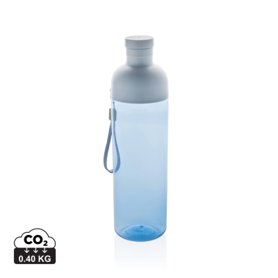 Picture of IMPACT RCS RECYCLED PET LEAKPROOF WATER BOTTLE 600ML in Blue.