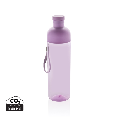 Picture of IMPACT RCS RECYCLED PET LEAKPROOF WATER BOTTLE 600ML in Purple.