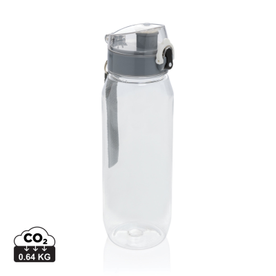 Picture of YIDE RCS RECYCLED PET LEAKPROOF LOCKABLE WATERBOTTLE 800ML in Clear Transparent