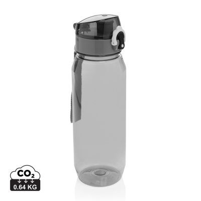 Picture of YIDE RCS RECYCLED PET LEAKPROOF LOCKABLE WATERBOTTLE 800ML in Black.