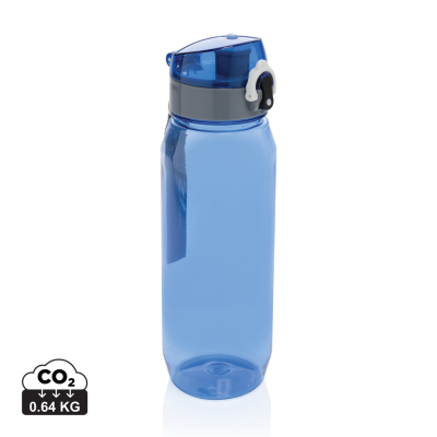 Picture of YIDE RCS RECYCLED PET LEAKPROOF LOCKABLE WATERBOTTLE 800ML in Blue.