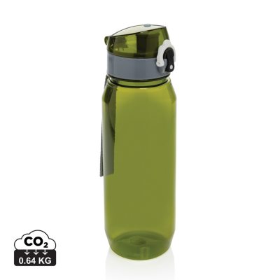 Picture of YIDE RCS RECYCLED PET LEAKPROOF LOCKABLE WATERBOTTLE 800ML in Green.