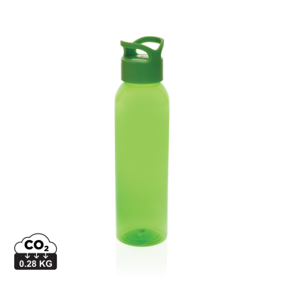 Picture of OASIS RCS RECYCLED PET WATER BOTTLE 650ML in Green.