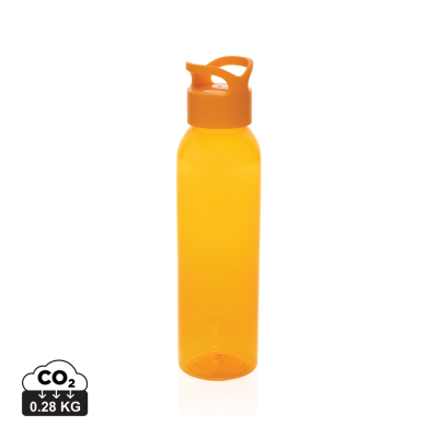 Picture of OASIS RCS RECYCLED PET WATER BOTTLE 650ML in Orange.