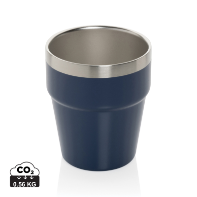 Picture of CLARK RCS DOUBLE WALL COFFEE CUP 300ML in Navy.