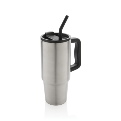 Picture of EMBRACE DELUXE RCS RECYCLED STAINLESS STEEL METAL TUMBLER 900ML in Silver.