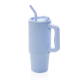 Picture of EMBRACE DELUXE RCS RECYCLED STAINLESS STEEL METAL TUMBLER 900ML in Light Blue