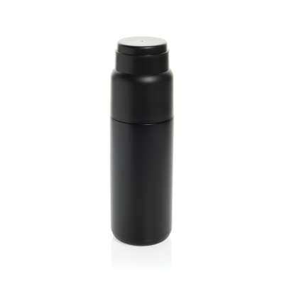Picture of THERMOCUP RCS RECYCLED VACUUM FLASK with Cup 500Ml in Black