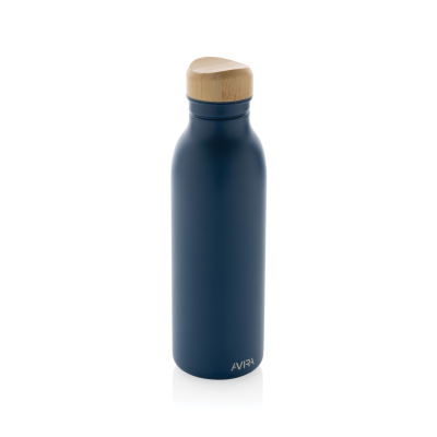 Picture of AVIRA ALCOR RCS RE-STEEL SINGLE WALL WATER BOTTLE 600 ML in Navy