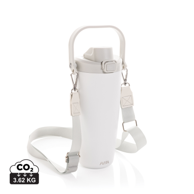 Picture of AVIRA AYALA RCS RE-STEEL DUOSIP LOCKABLE CROSSBODY TUMBLER in White